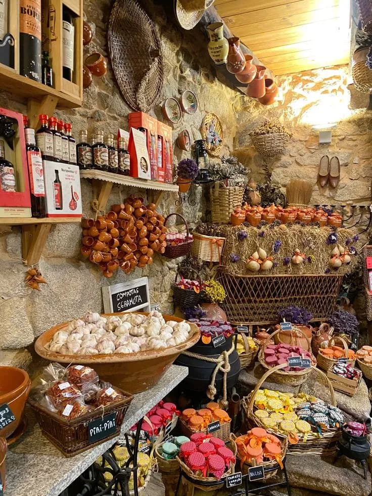 Tiendas y productos típicos